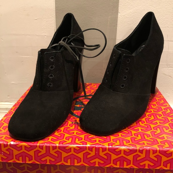 Tory Burch Stella Solid Oxford Leather Suade - Picture 3 of 10